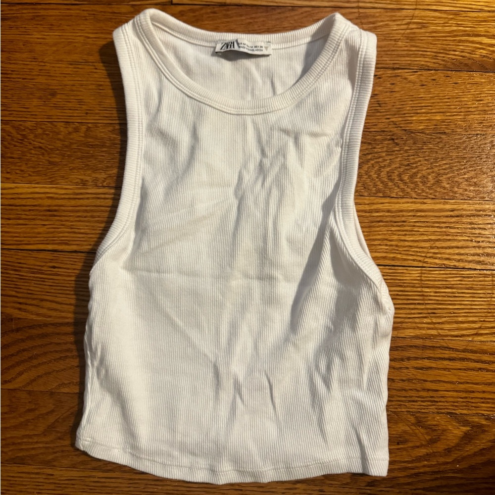 Zara White tank